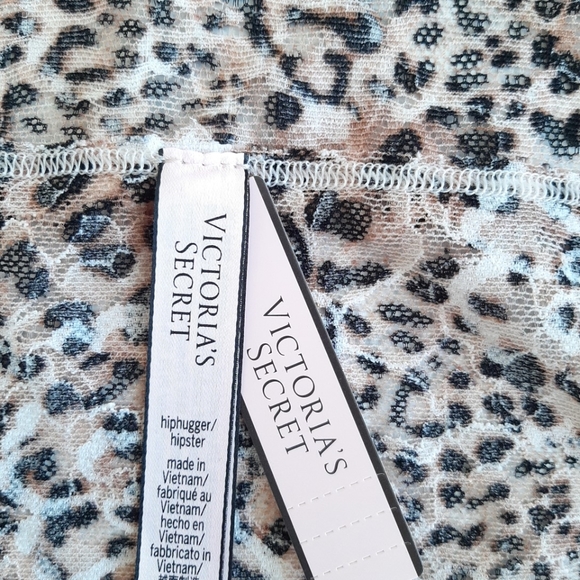 NEW Victoria's Secret VS Panty Lace Waist Hiphugger THE LACIE Leopard - Picture 8 of 9